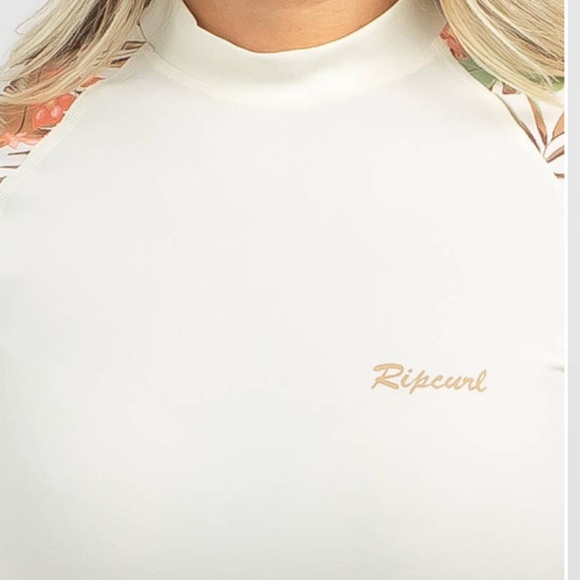 Rip Curl La Quinta Floral Long Sleeve UPF Rash Guard Size XS - Picture 4 of 8